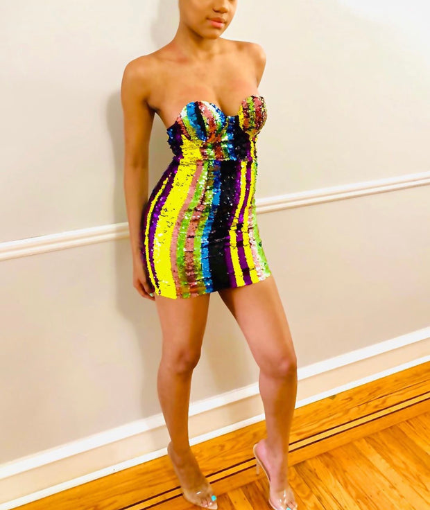 Disco Mini Dress – Samanthajay.com